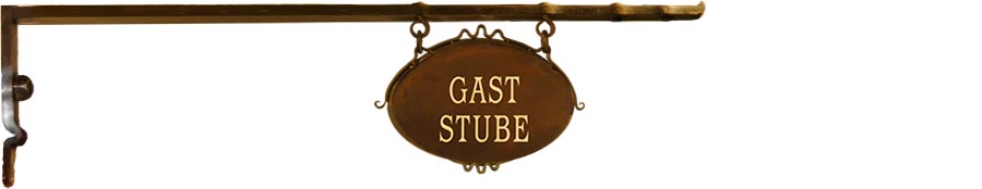 Schild Gaststube