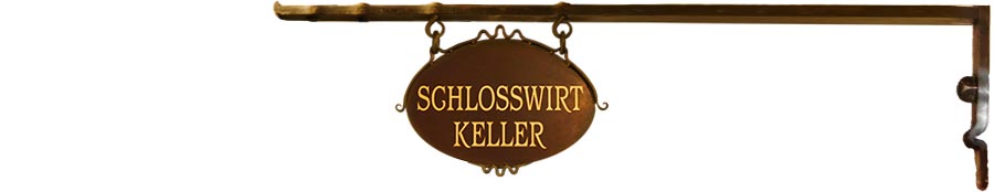 Schild Schloßkeller