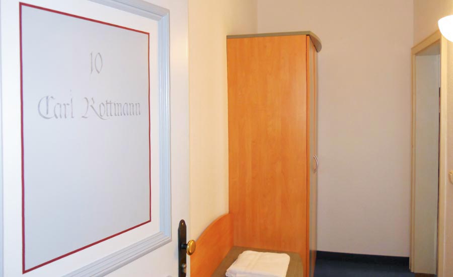 Zimmer 10, Karl Rottmann, Doppelzimmer